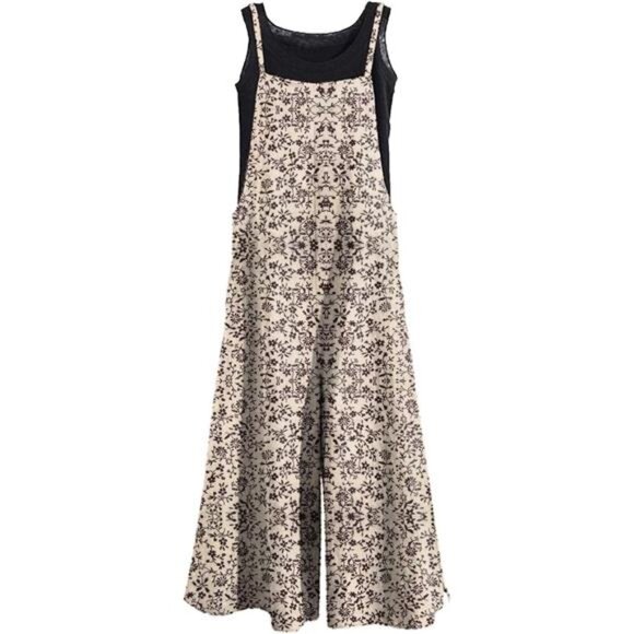 Women's Casual Loose Long Jumpsuits Jumpsuits-301 - Picture 1 of 4